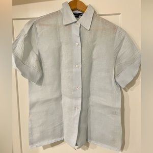 Linen Buttondown